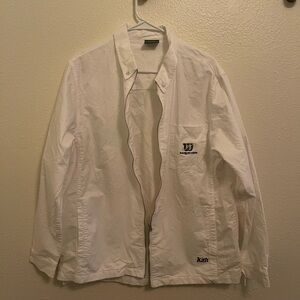 Kith White Lightweight racquet club  Jacket